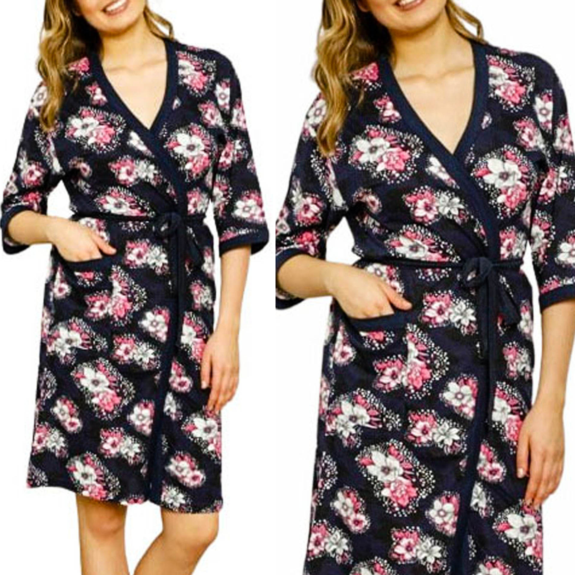 SZLAFROK miękki CIEPŁY podomka ______ BAWEŁNA __ M