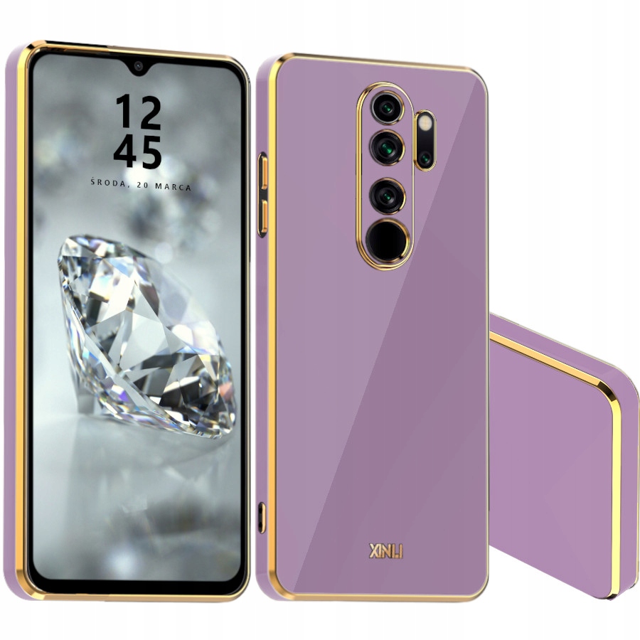 

Etui Glamour Shine Do Redmi Note 8 Pro Szkło