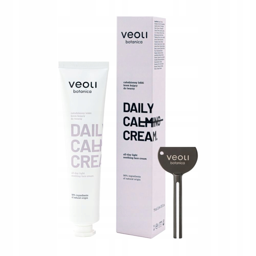 Veoli Botanica Daily Calming Cream – celodenní lehký zklidňující krém na obličej
