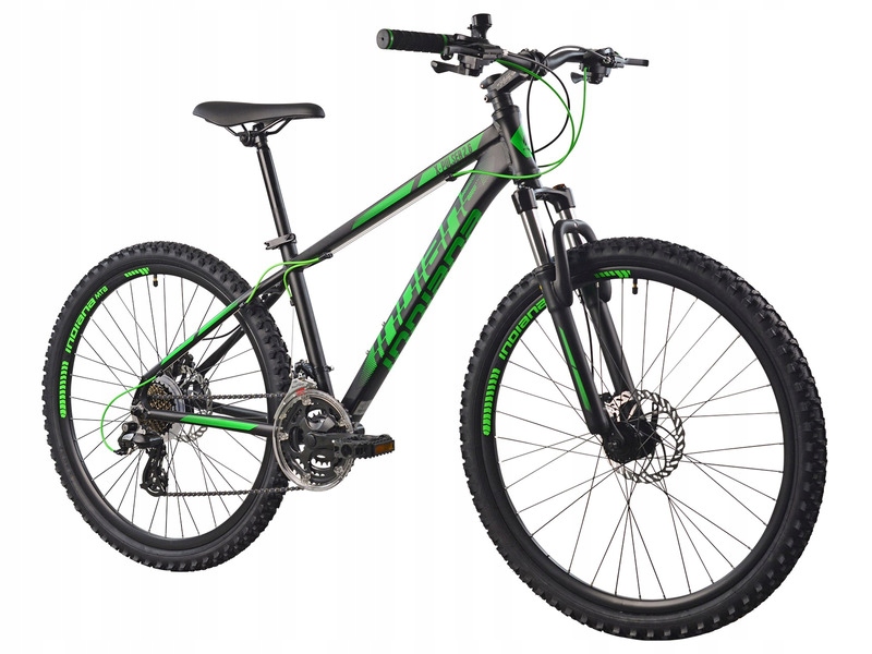 Rower górski Mtb Indiana X-Pulser 2.6 M19 26 cali męski Czarno-zielony 2024