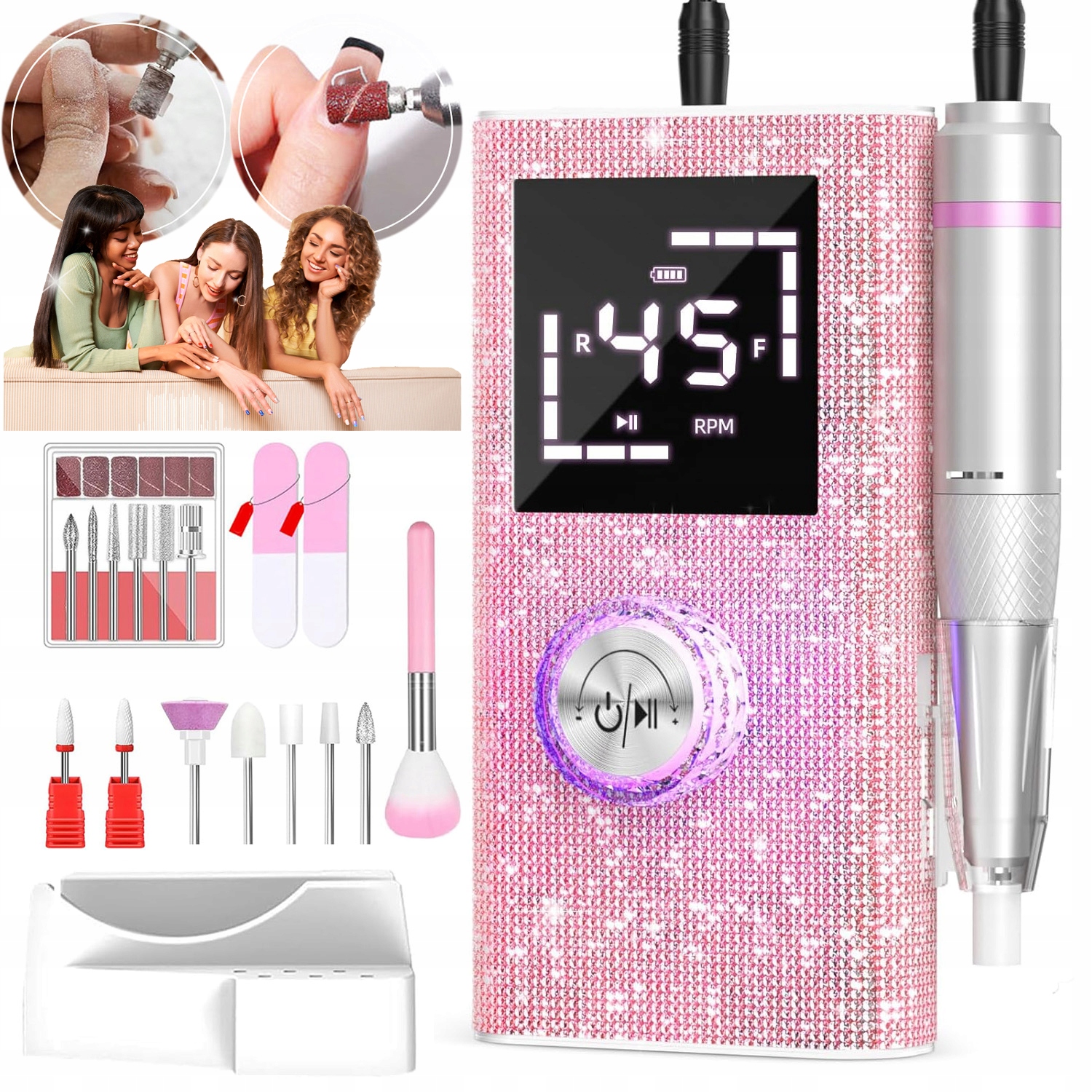 Bruska Na Nehty Pro Manikúru A Pedikúru Elektrická Bruska Na Nehty