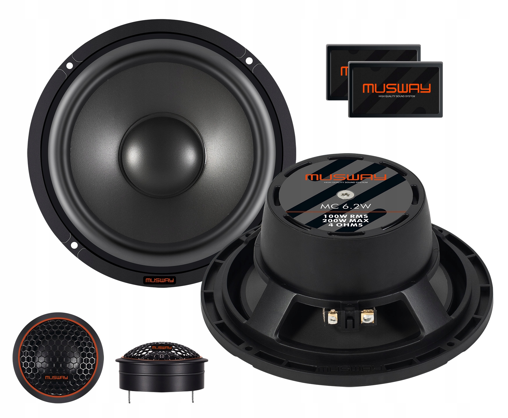 Głośniki system odseparowany Musway MC6.2C 165mm 100Wat 4Ohm