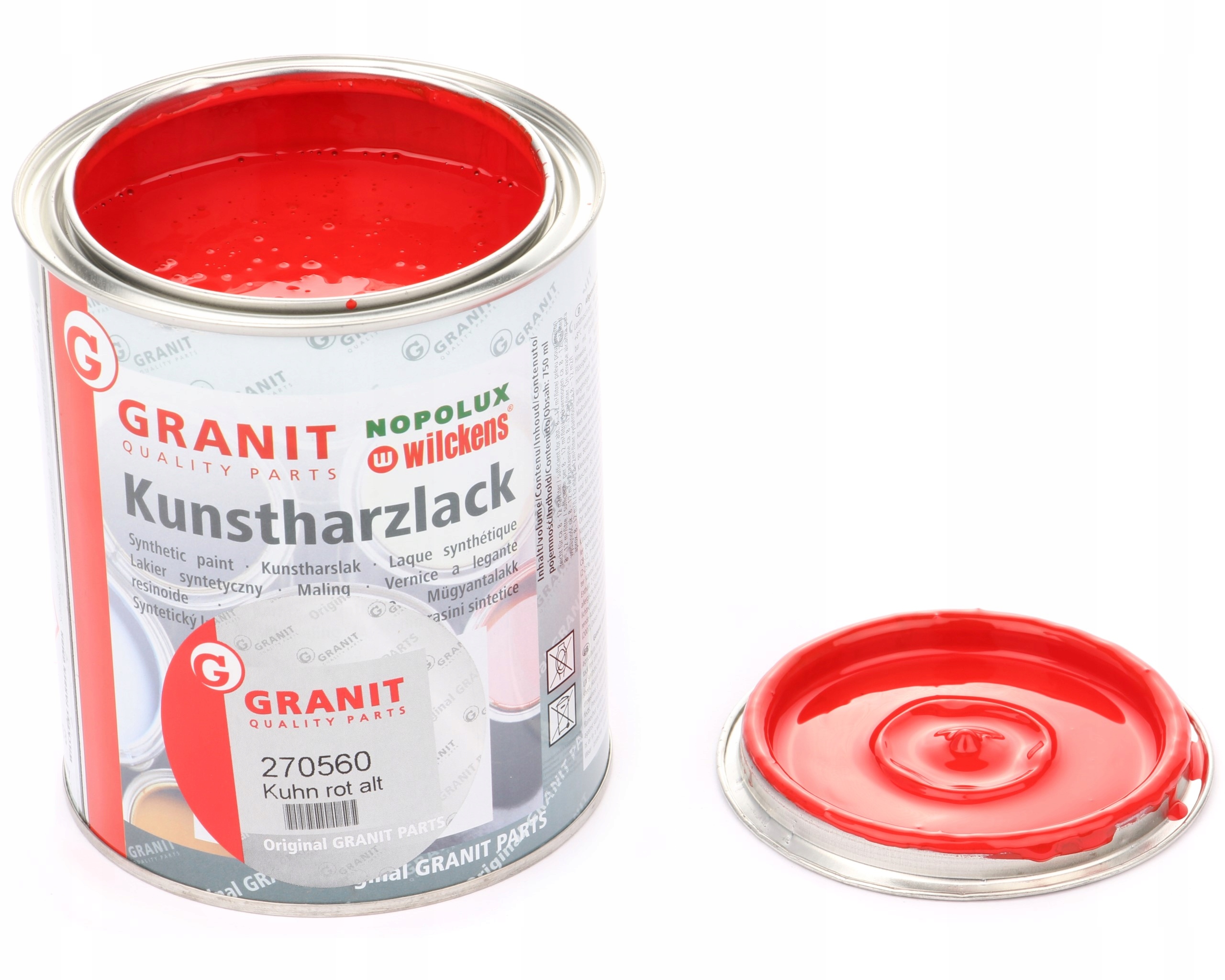 lak, barva strojů RAL3020 2,5l Wilckens Granit