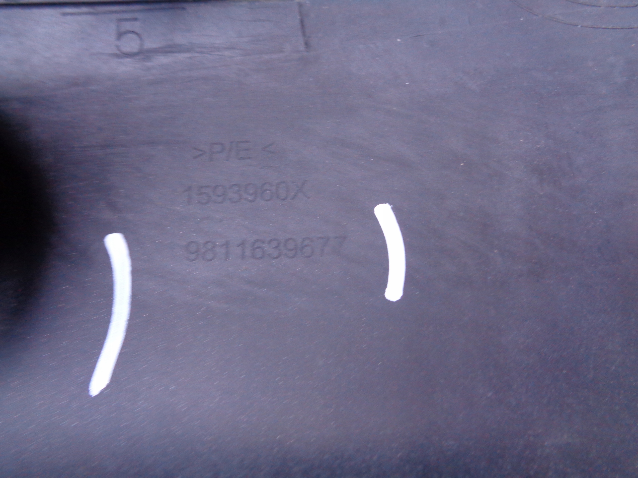 bumper rear CITROEN JUMPY EXPERT PROACE 16- NR 47079