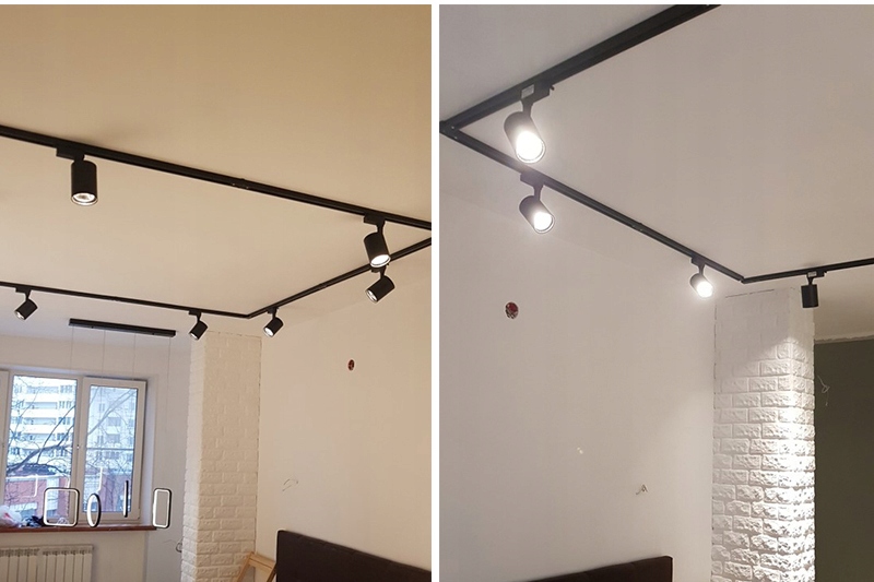 ŁĄCZNIK DO SZYNOPRZEWODÓW - NAROŻNY CZARNY Szerokość produktu 7 cm