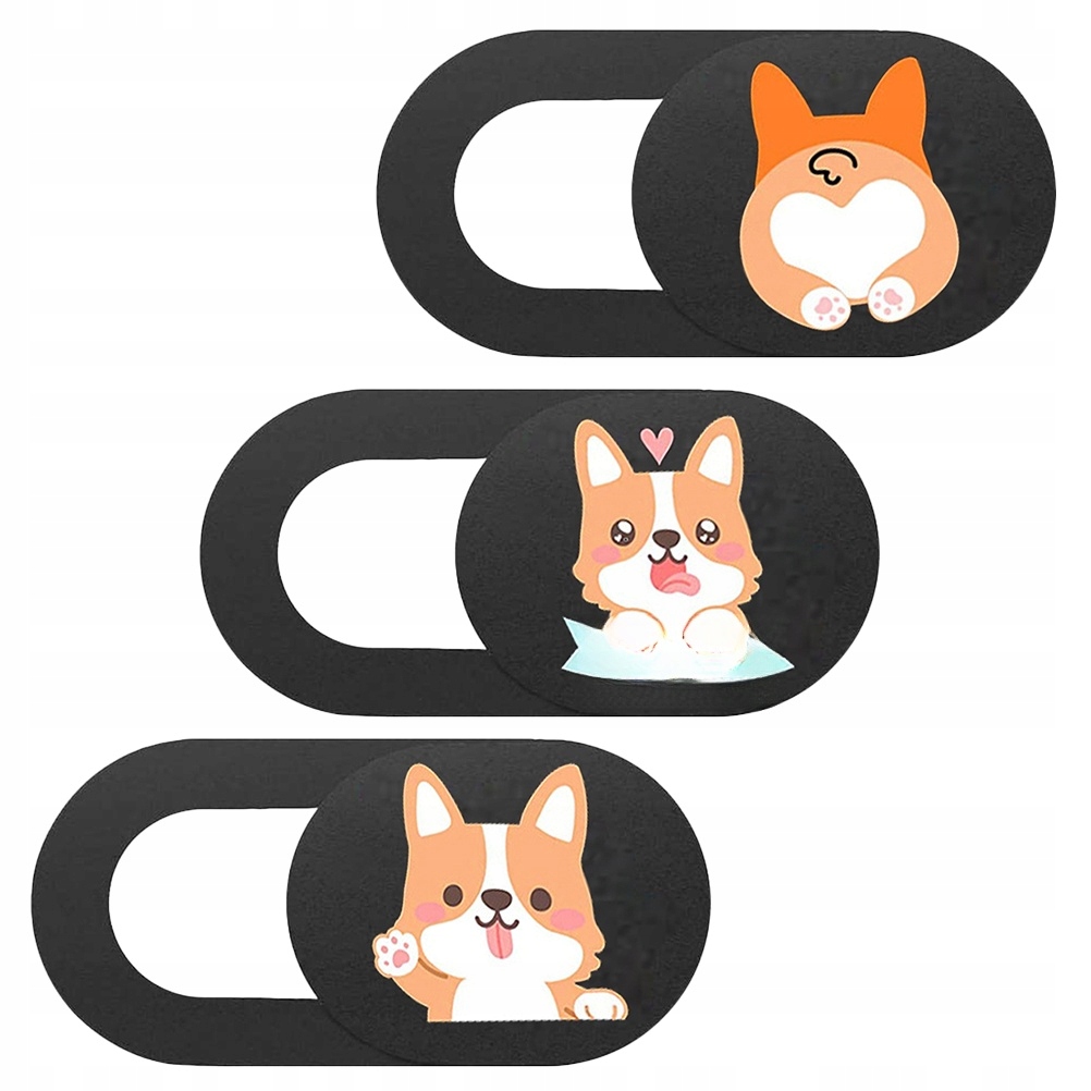 CZARNE ZACISKI 2X0,8CM 3 SZTUKI