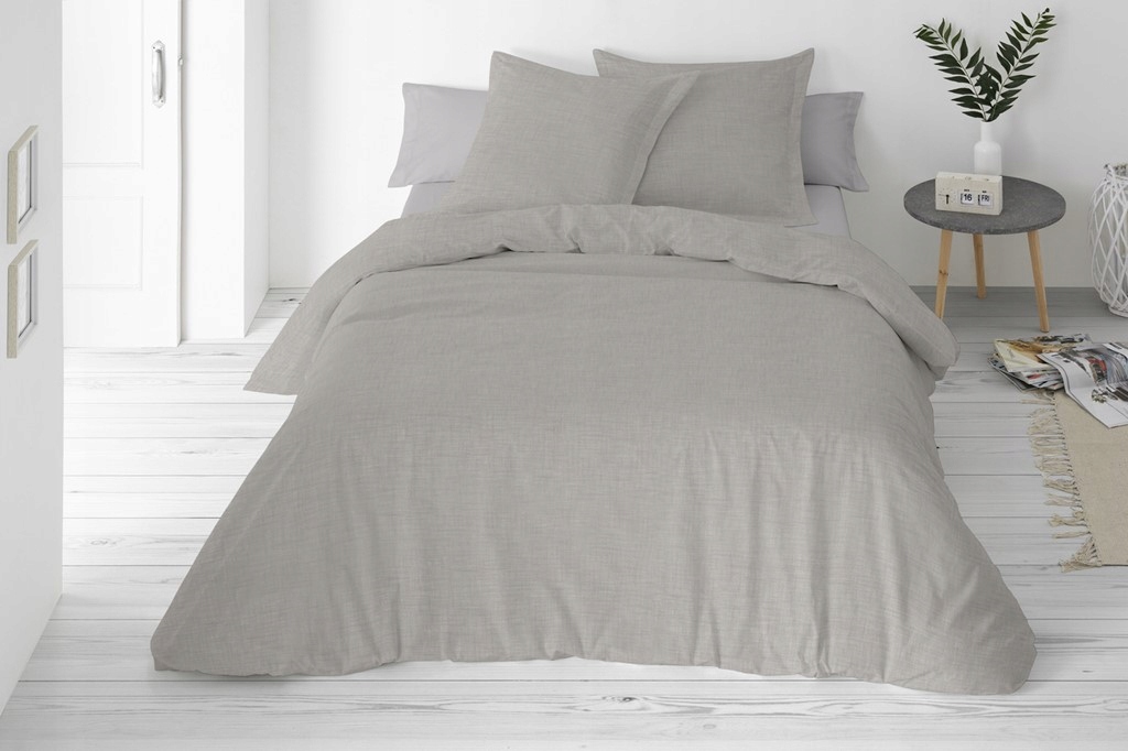Posteľná Bielizeň ľanová 200x220 2 obliečky 70x80 Linen TM0167_33 sivá Matex