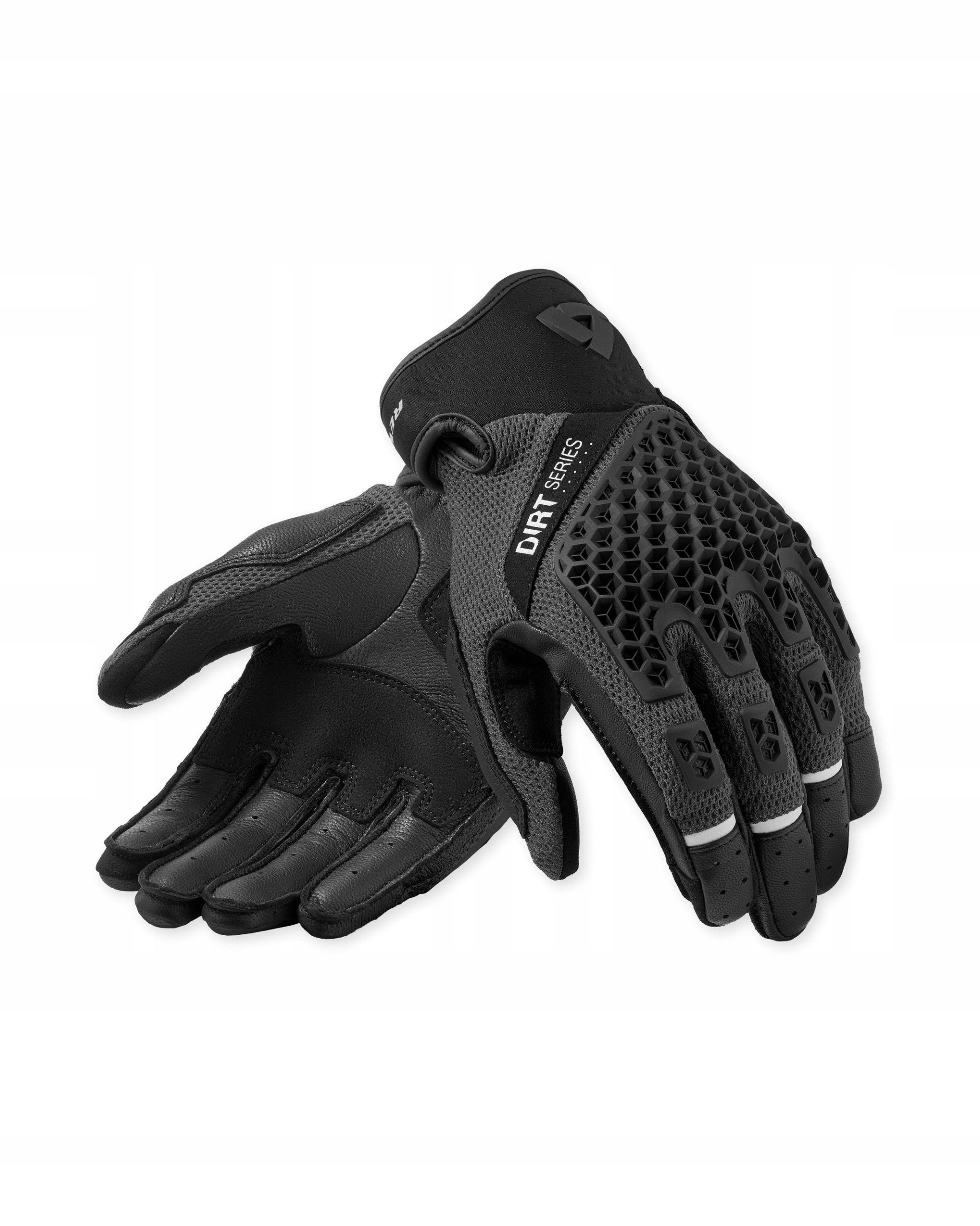 Rukavice Rev'it! Caliber 2 Black-Grey veľ.M