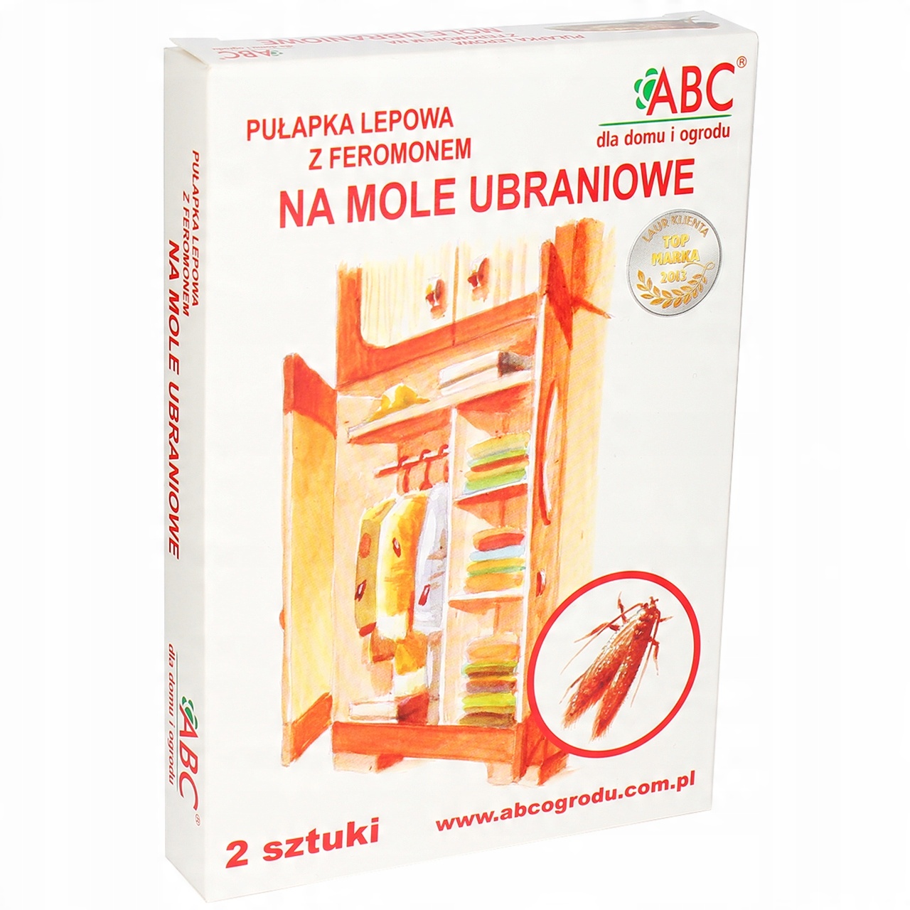 

Abc pułapka na Mole Ubraniowe wabiąca feromon 2szt