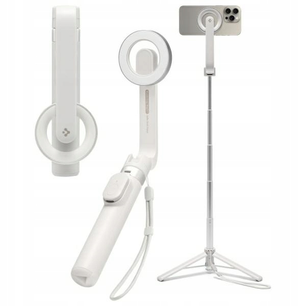 Selfiestick Spigen S571W MagSafe Tripod Bluetooth Dune Beige AMP07657