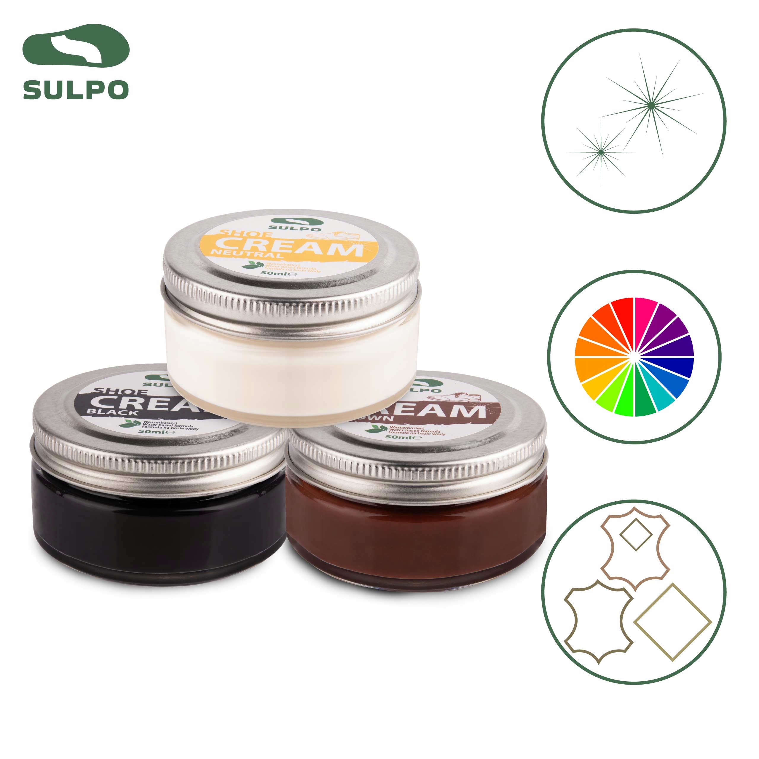 SZCZOTKI DO BUTÓW SKÓRZANYCH WŁOSIE KOŃSKIE ŚCIERECZKA DO POLEROWANIA PASTY EAN (GTIN) 5907546183622