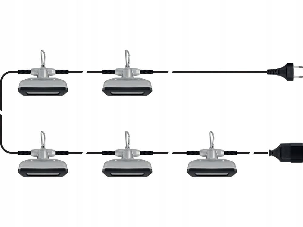 ZESTAW REFLEKTORÓW 5X600LM 15,4M