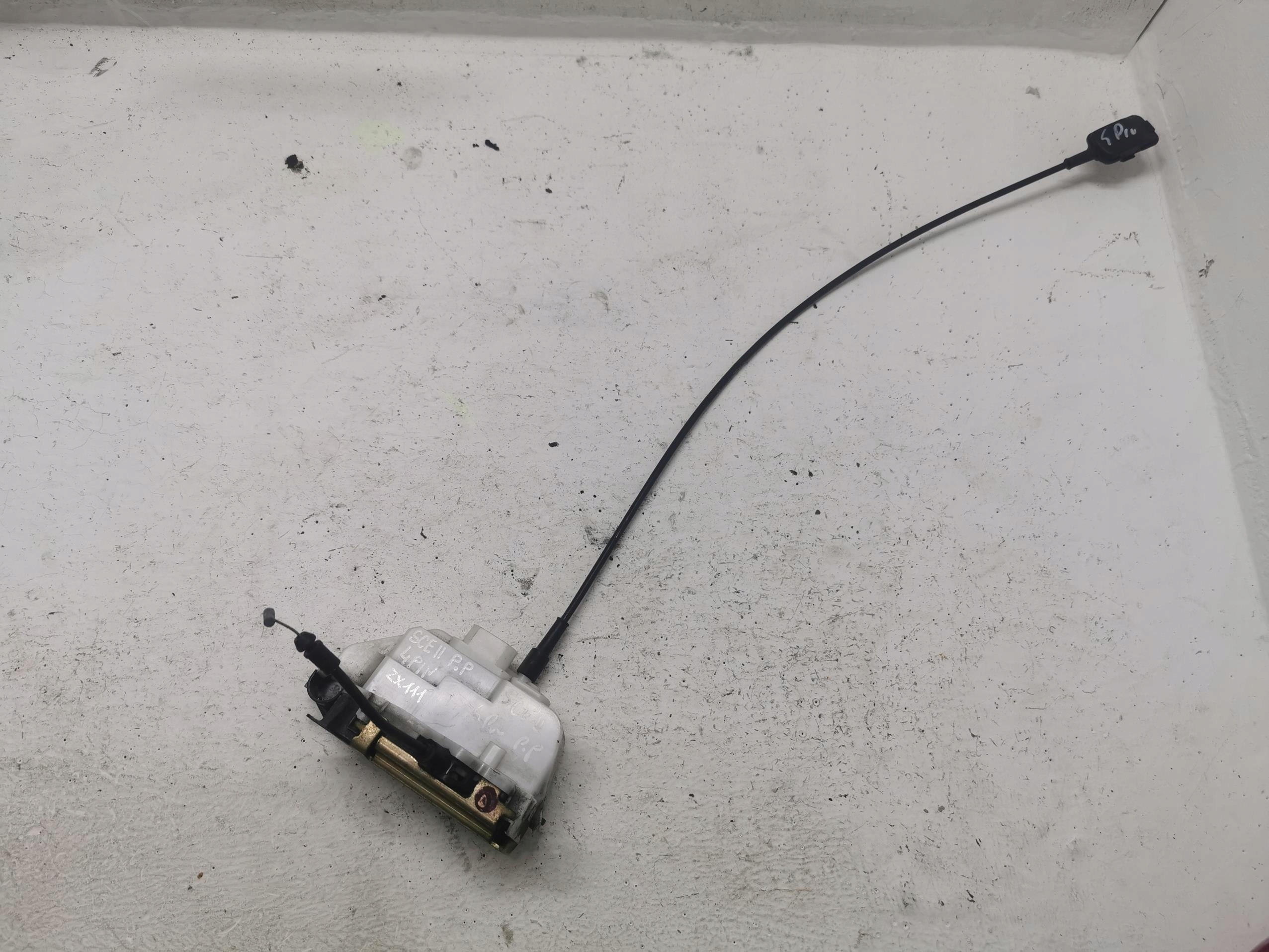 lock door right front RENAULT SCENIC II 4 PIN EU