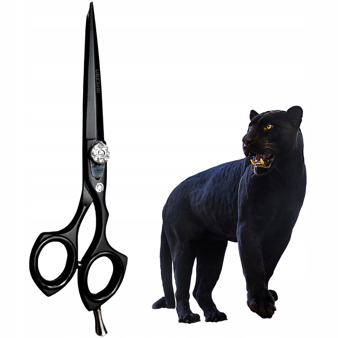 Ureshii Nůžky Panter Black 6,0"