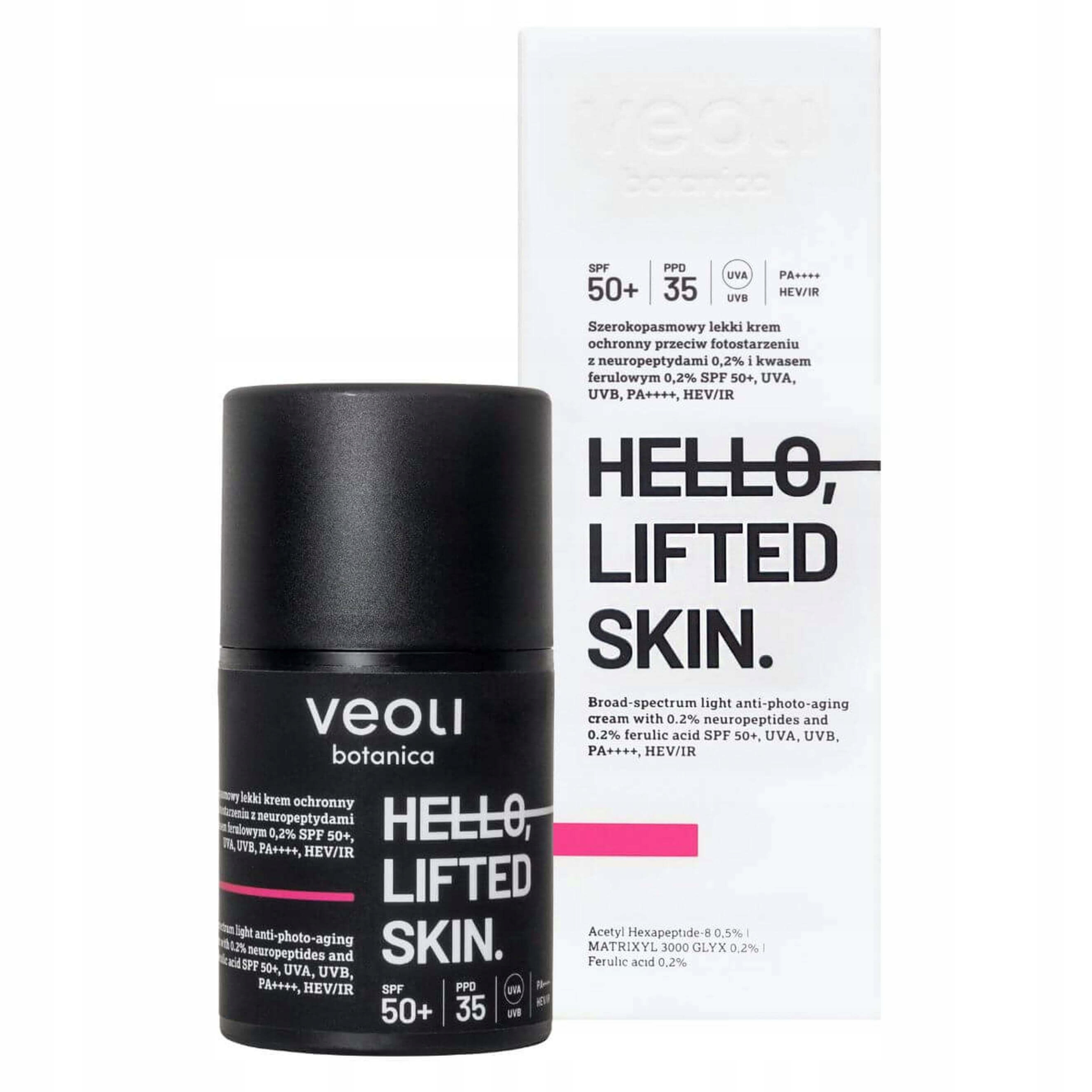 Veoli Botanica Hello Lifted Skin 50 Spf na den 50 ml