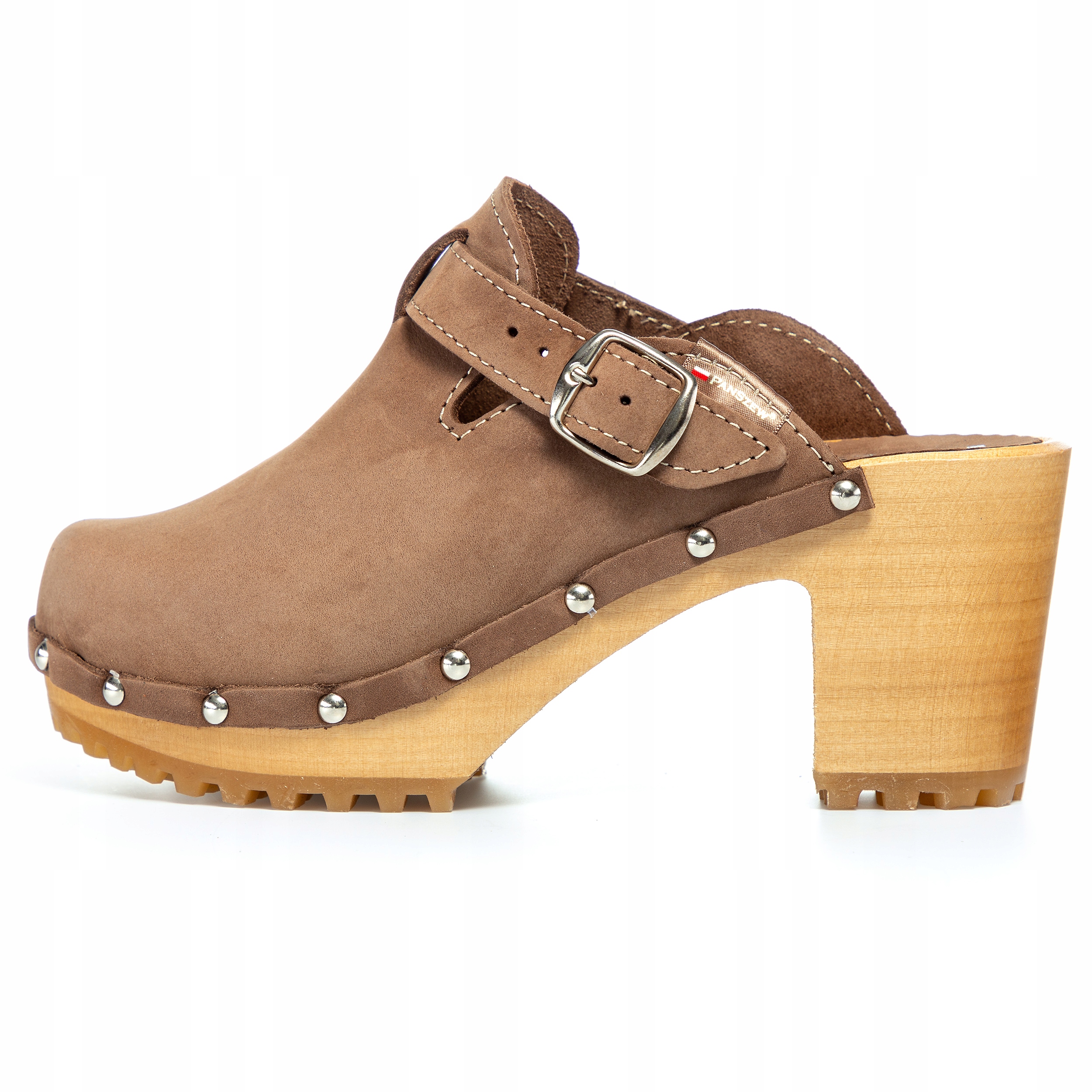 Dámské kožené dřeváky Elegantní kožené chodítka 35-41 PanSzew