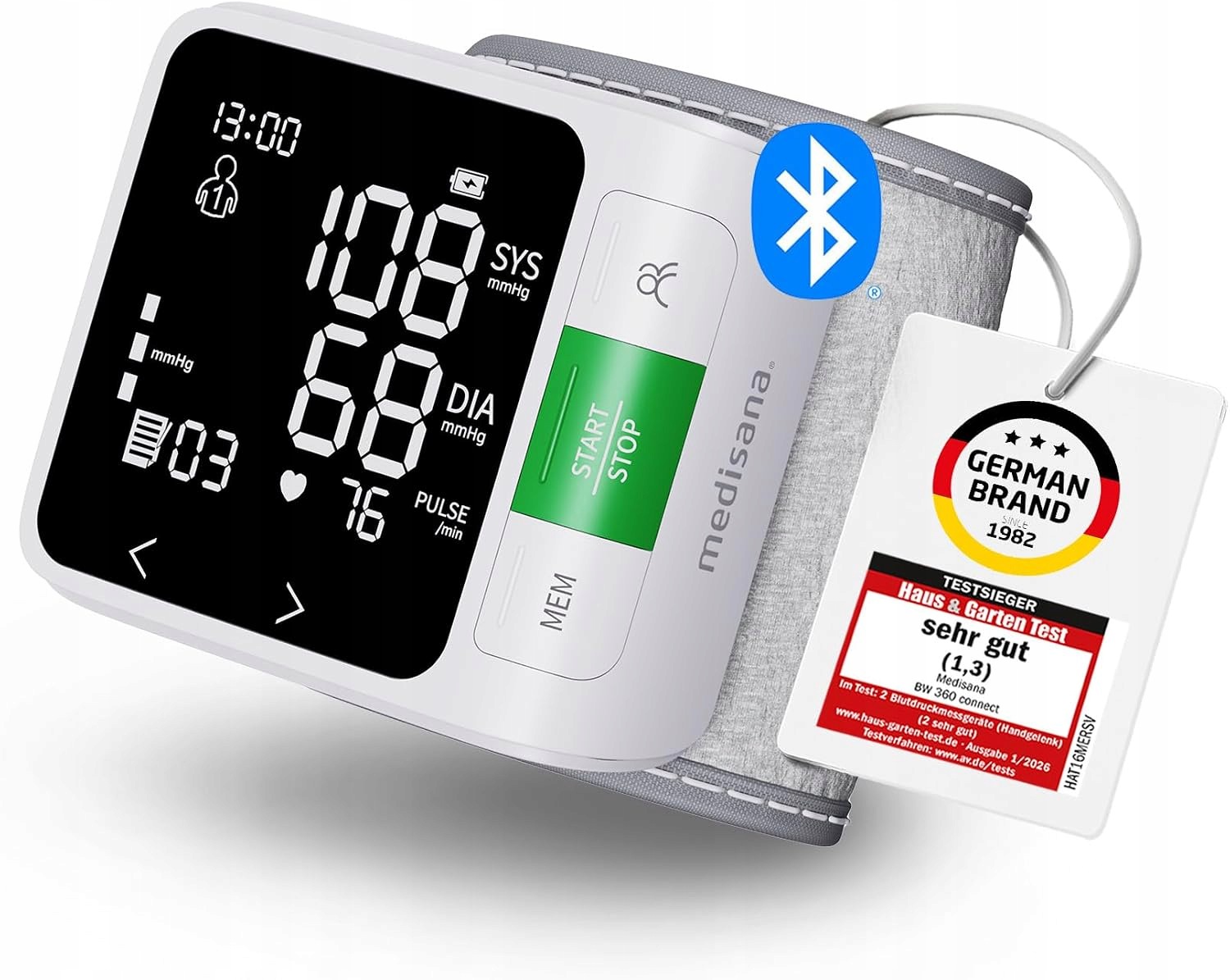 Medisana Bw 360 connect ciśnieniomierz nadgarstkowy