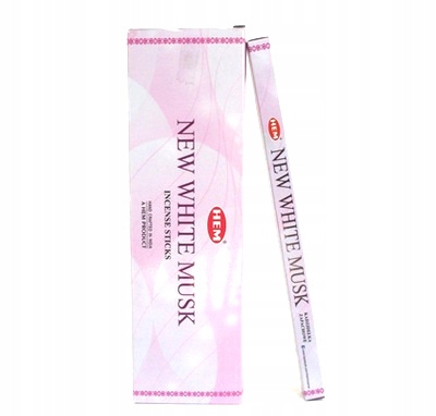 

Kadzidełka Hem Oryginalne New White Musk 8szt.