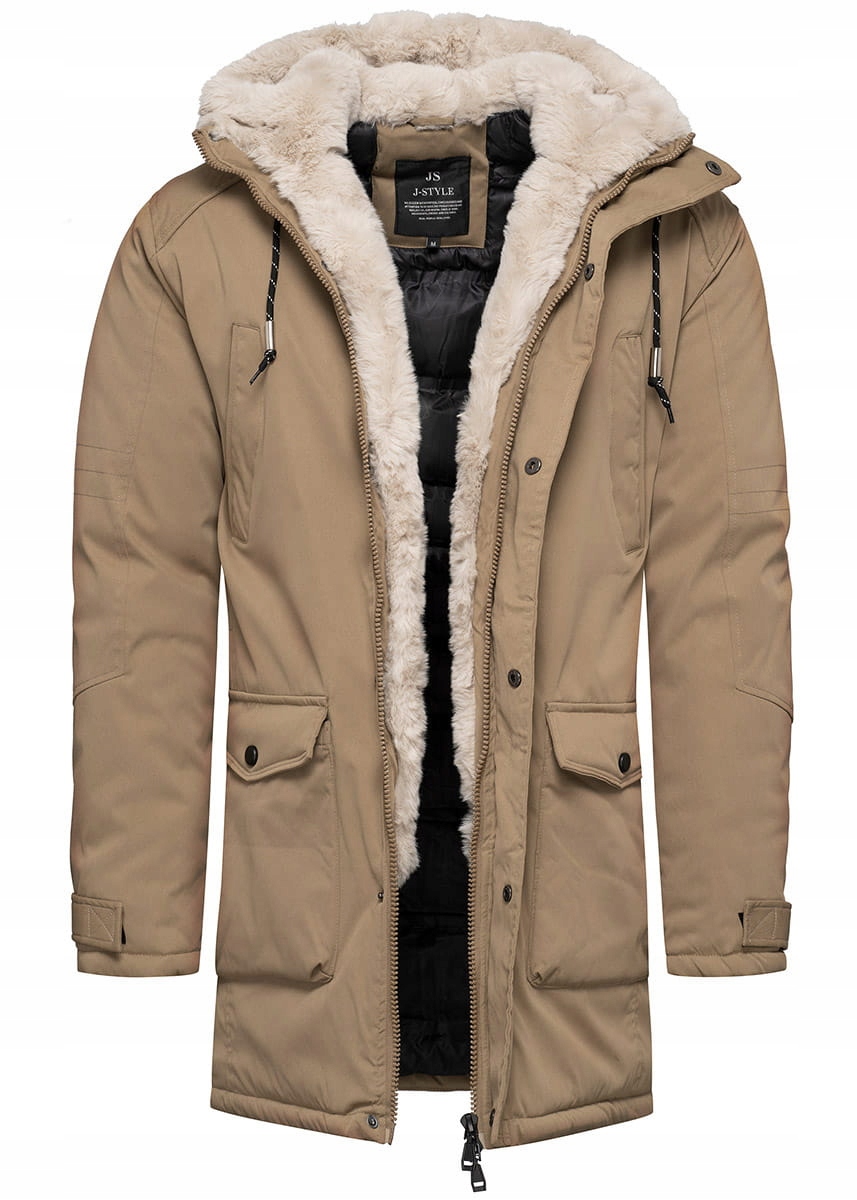 XXL – Pánská Zimní Parka S Kožešinou