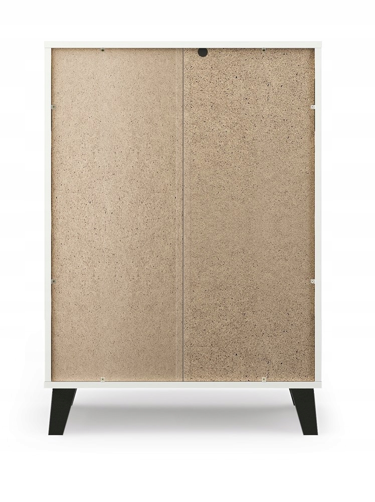 NOWOCZESNA STYLOWA KOMODA BIAŁA 70/40CM NÓŻKI BIEL SZUFLADY REGAŁ SZAFKA Szerokość mebla 70 cm