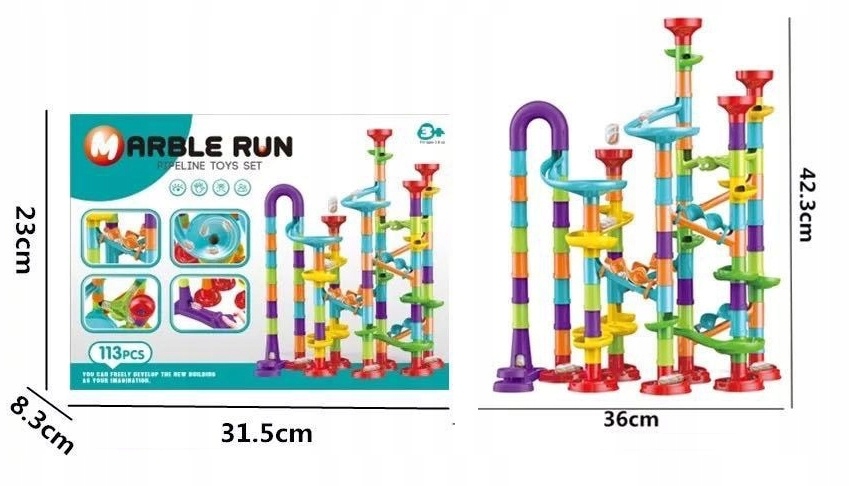 TOR KULKOWY KULODROM KULKI WYRZUTNIA 113 EL XXL Wiek dziecka 0 +
