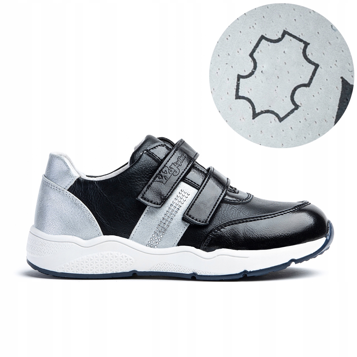 Sneakersy buty sportowe w.SKÓRA lekkie miękkie Rzepy Wojtyłko 29