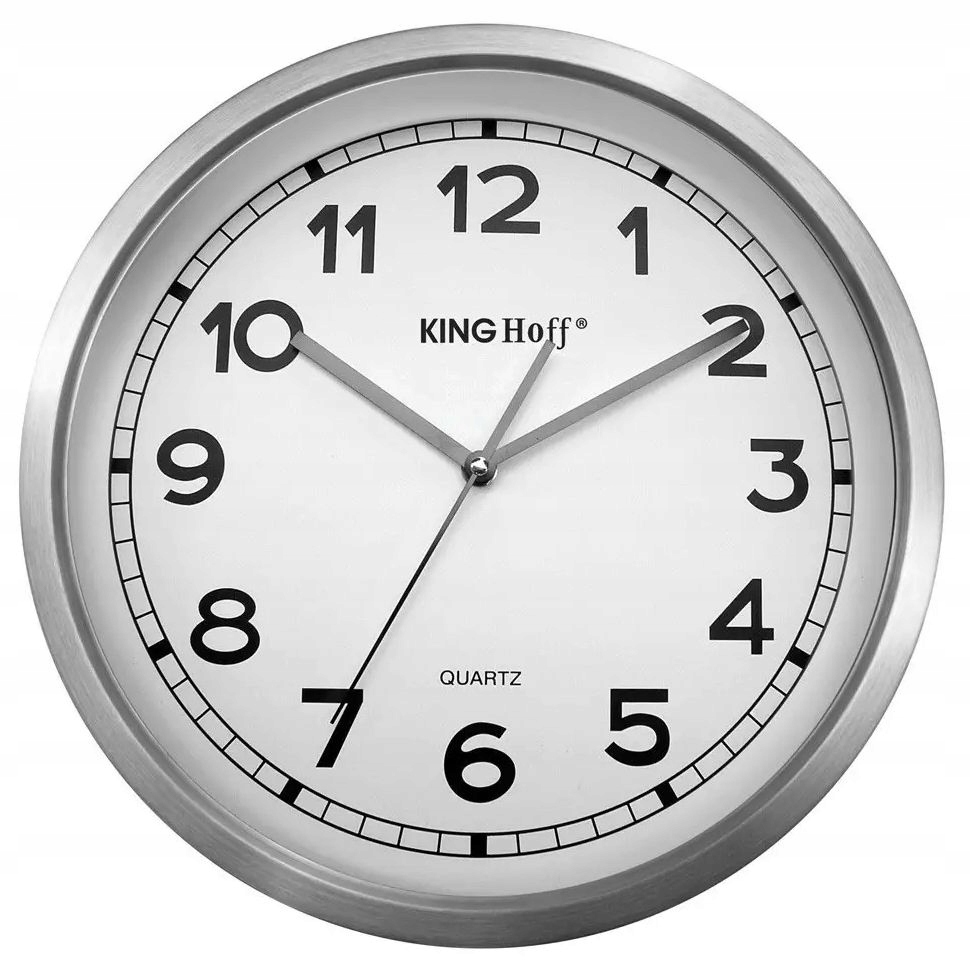 

Zegar Ścienny 34CM Stalowy Kinghoff KH5026