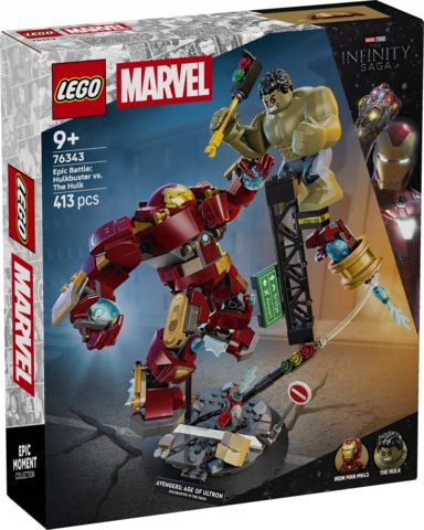 Lego Heroes Epická bitva Hulkbuster versus Hulk 76343