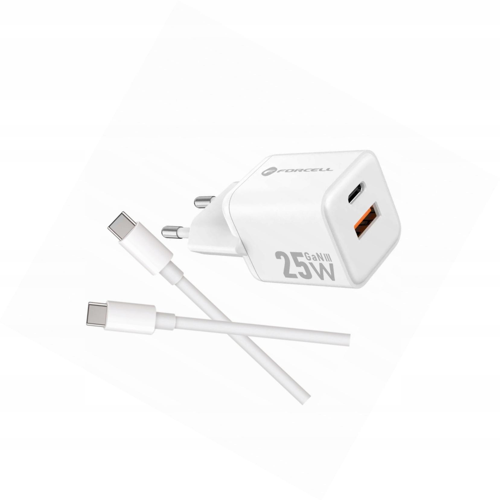 Szybka ładowarka Gan 25W z długim kablem Usb-c do Motorola Moto G55 5G