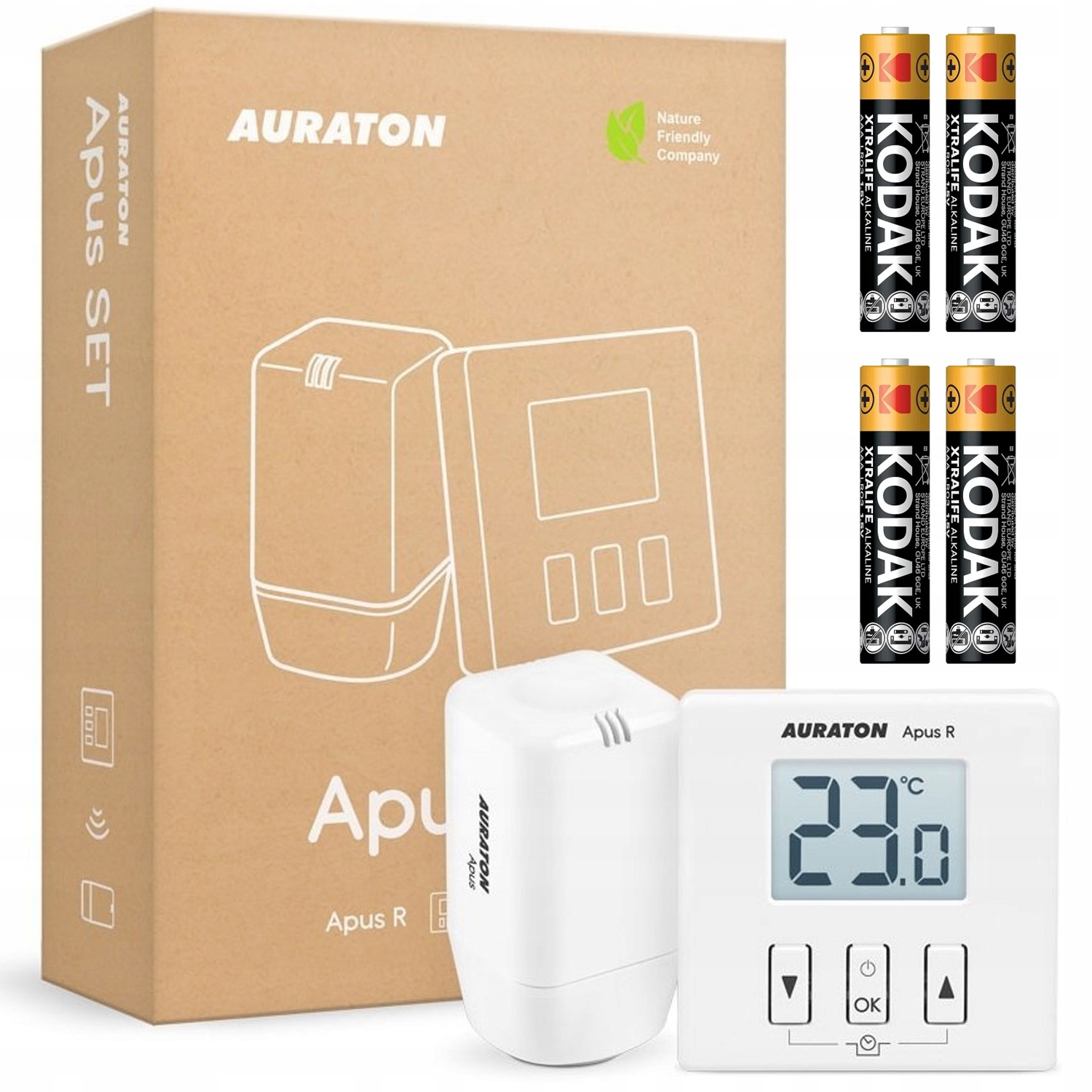 Sada Bezdrôtových Regulátorov Teploty S Elektronickou Hlavicou Auraton