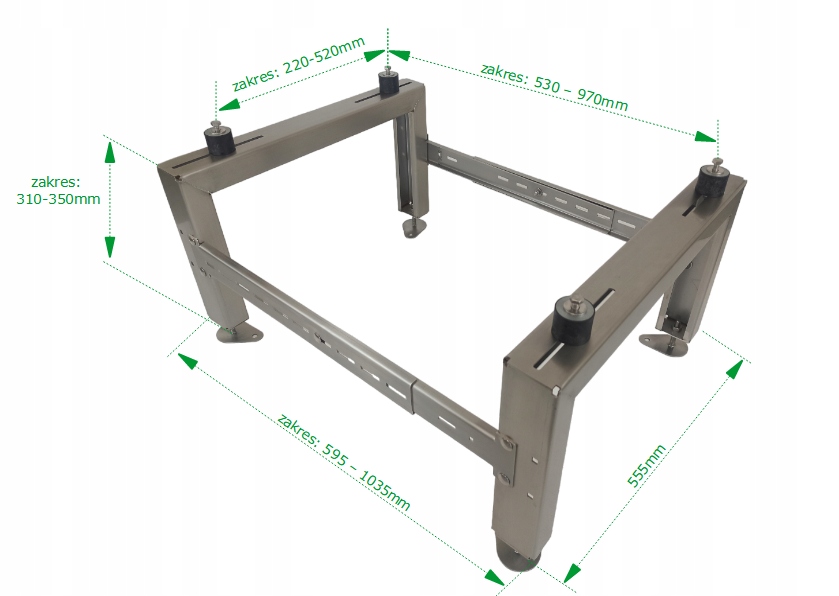 PODPORA STOJAK POMPY CIEPŁA INOX 500KG NIERDZEWNY EAN (GTIN) 5903890447274