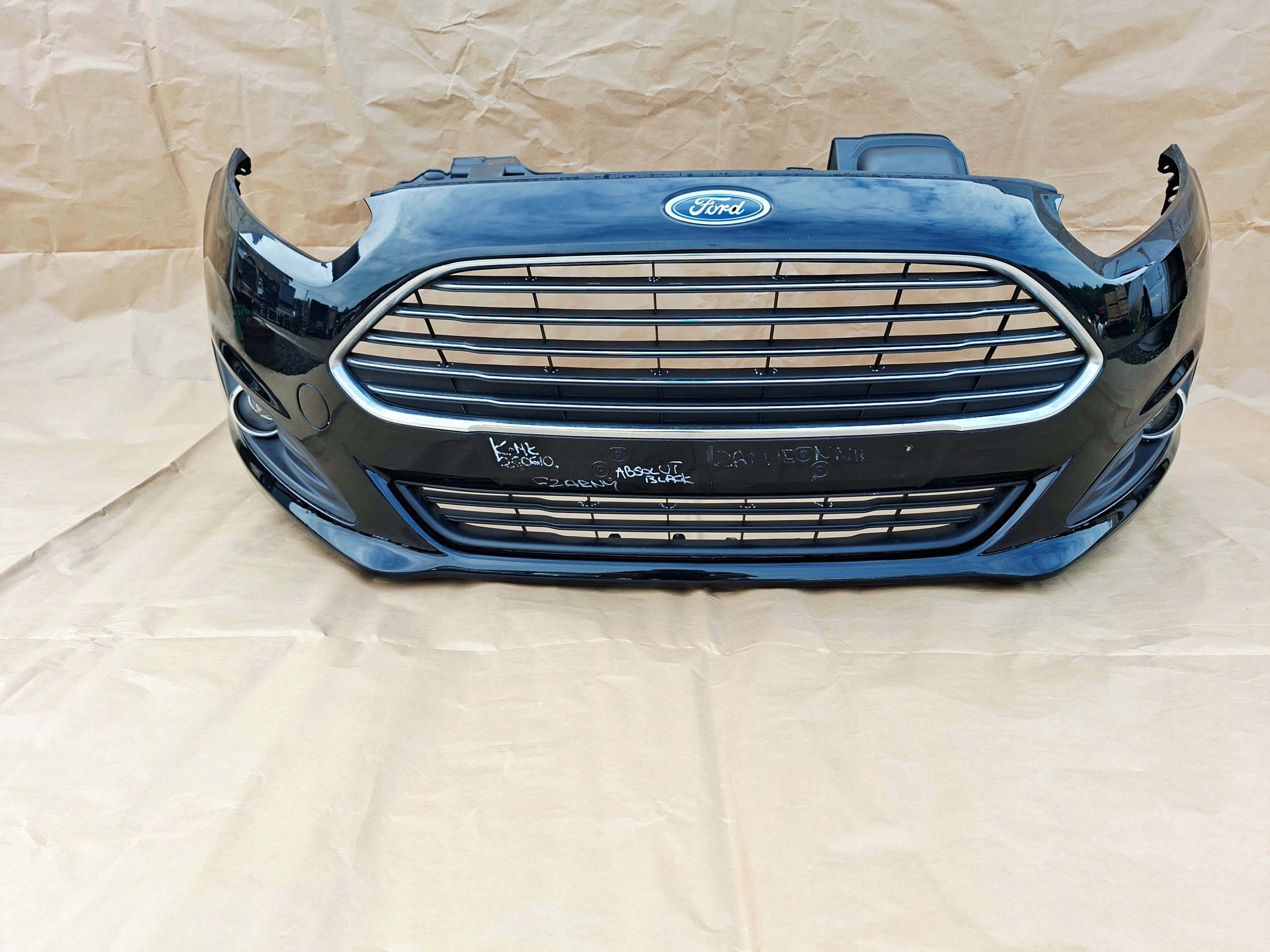 FORD FIESTA MK7 LIFT 2012-2017 bumper front ABSOLUT BLACK replacement