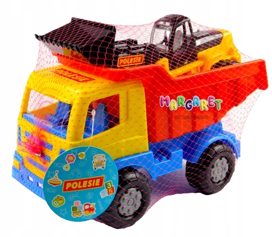 SAMOCHÓD WYWROTKA MIRAŻ + TRAKTOR ŁADOWARKA MISTRZ POLESIE 1+ Wiek dziecka 3 m +