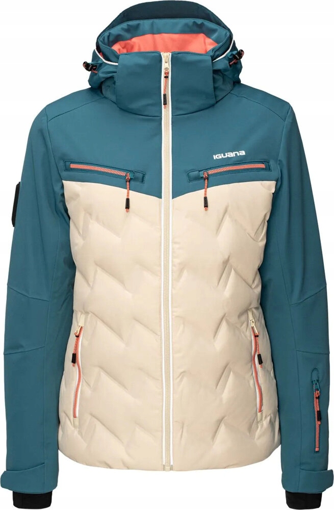 Dámská Zateplená Bunda Membrána 10000 MM Iguana Ambla V Velikost L