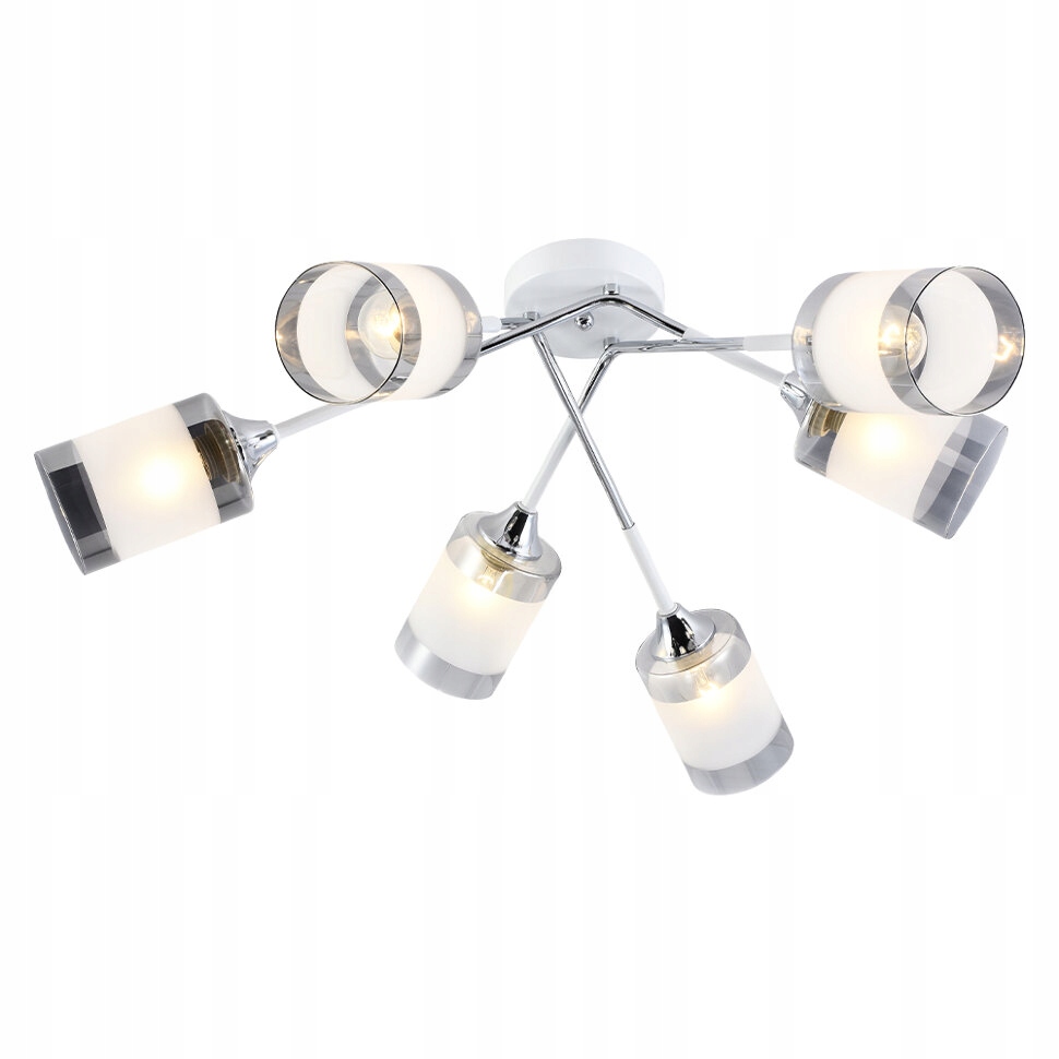 Stropní Svítidlo Bílá Chrom Vargo Ø780 E27 Vargo DL1343