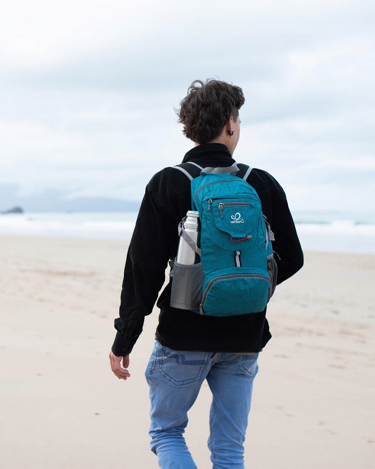WATERFLY Ultralekki Składany Plecak 20L Turystyczny Trekkingowy — miniatura 7