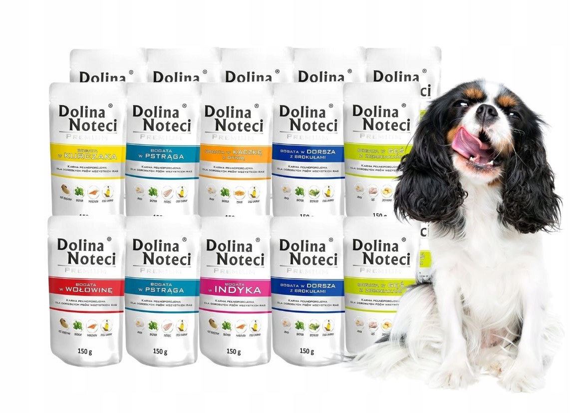 Dolina Noteci Premium Vlhké krmivo mix chutí 20x150g