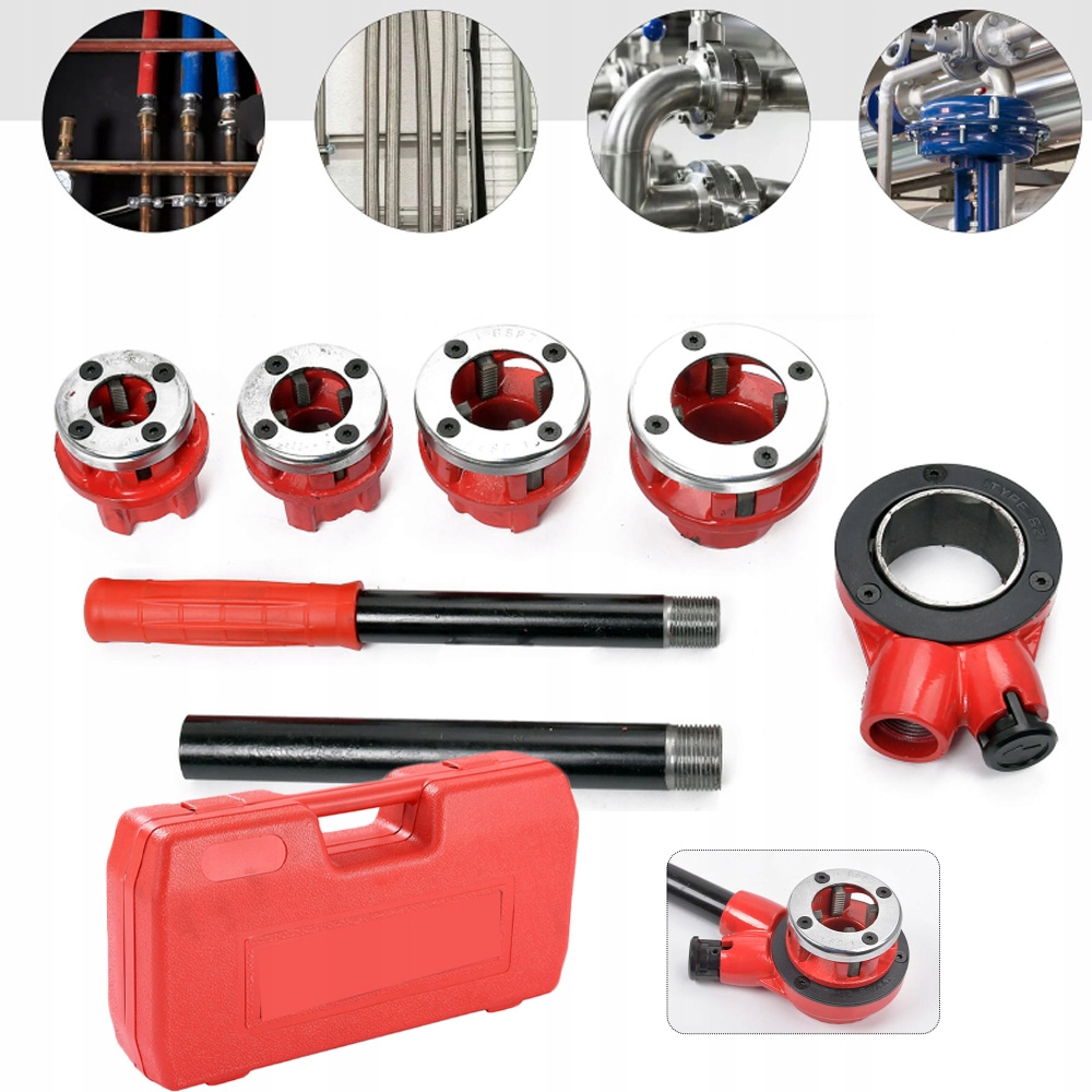 Závitovák Na Trubky Strojek Nářezů Nářezy Sada 7