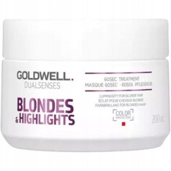 Regenerační maska Goldwell neutralizující žluté tóny vlasů Dualsenses Bl