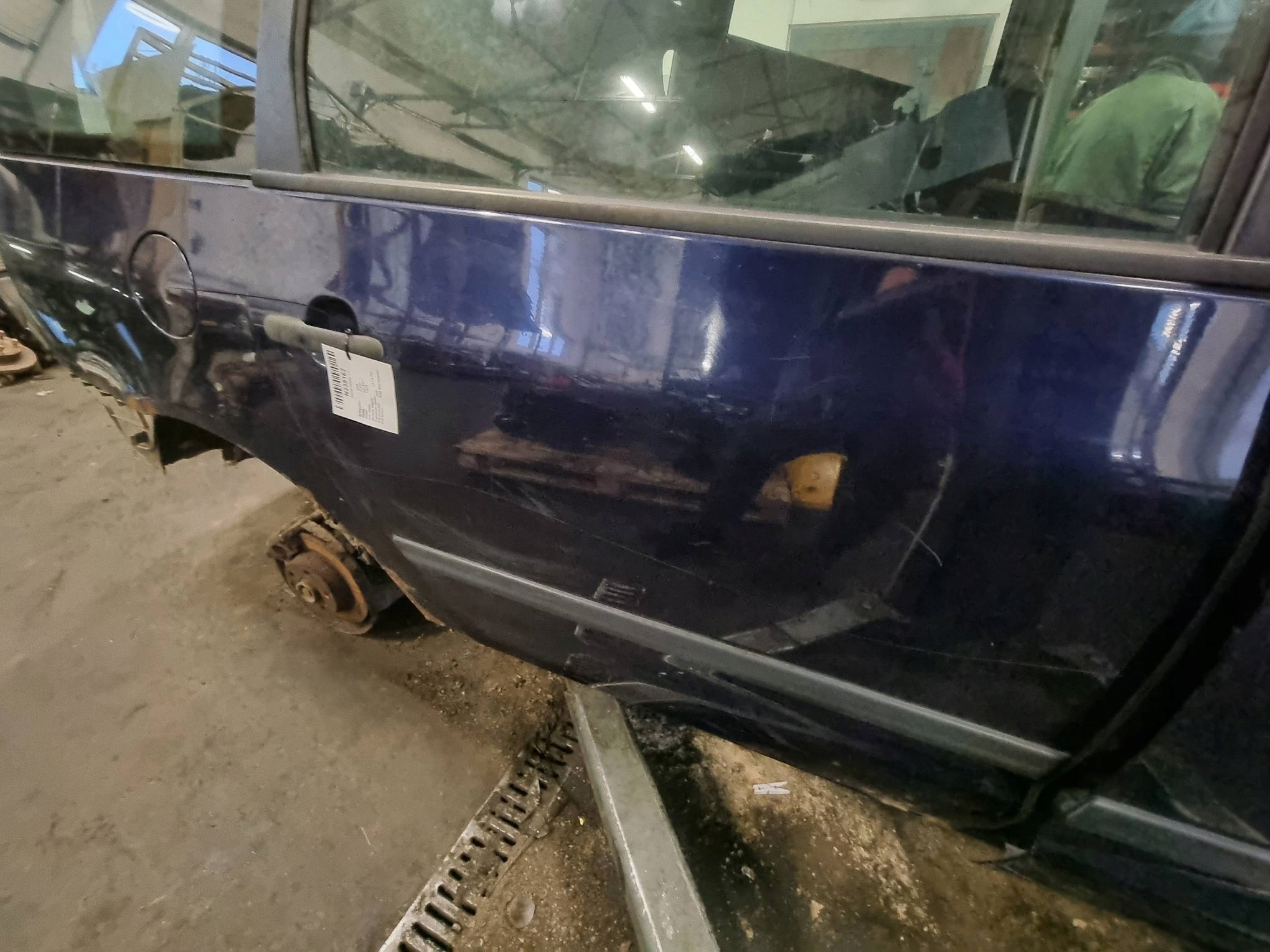 Tür rechts heck STATE BLUE (METALLIC) FORD GALAXY und