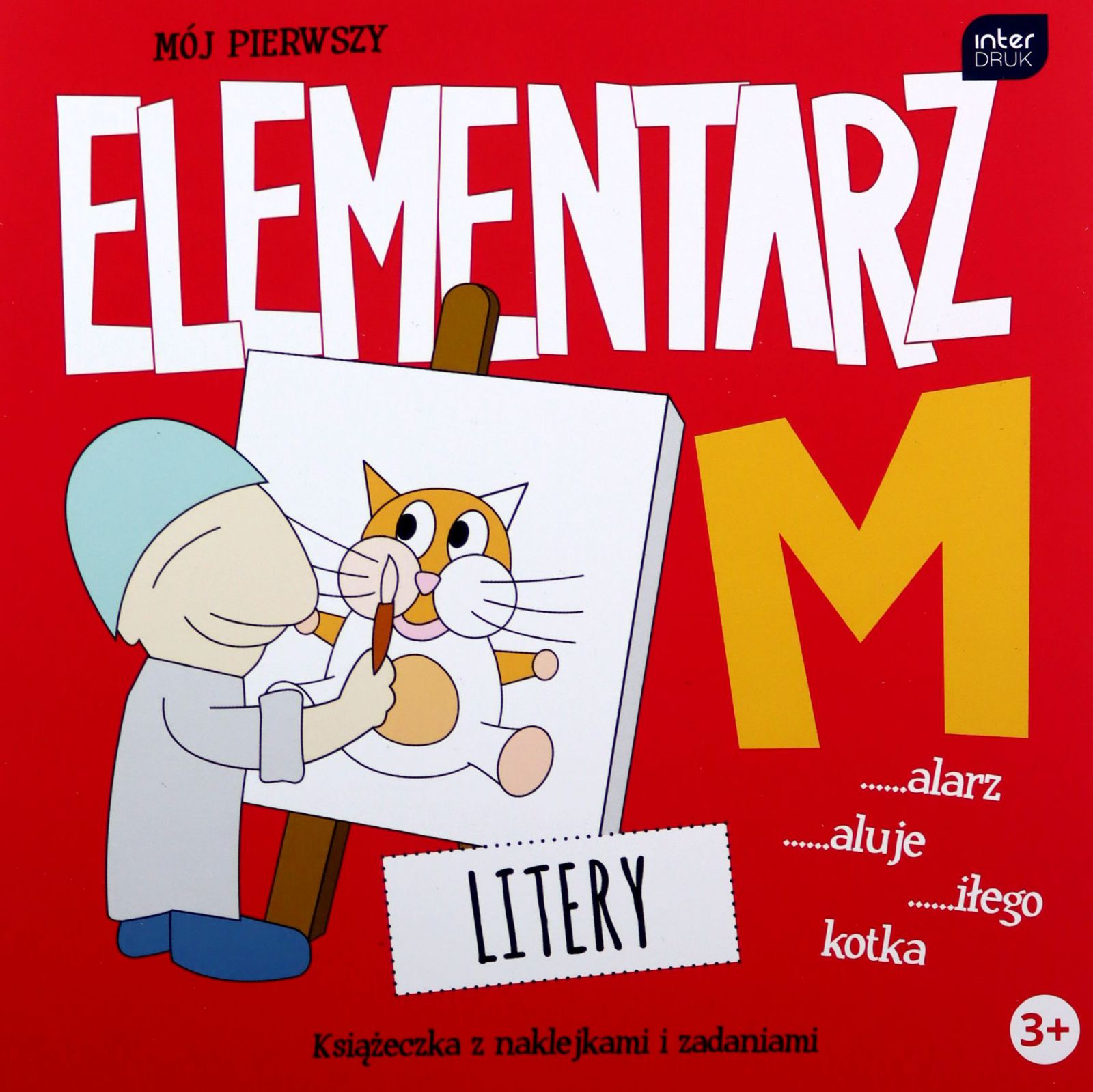 MÓJ PIERWSZY ELEMENTARZ LITERY [KSIĄŻKA]