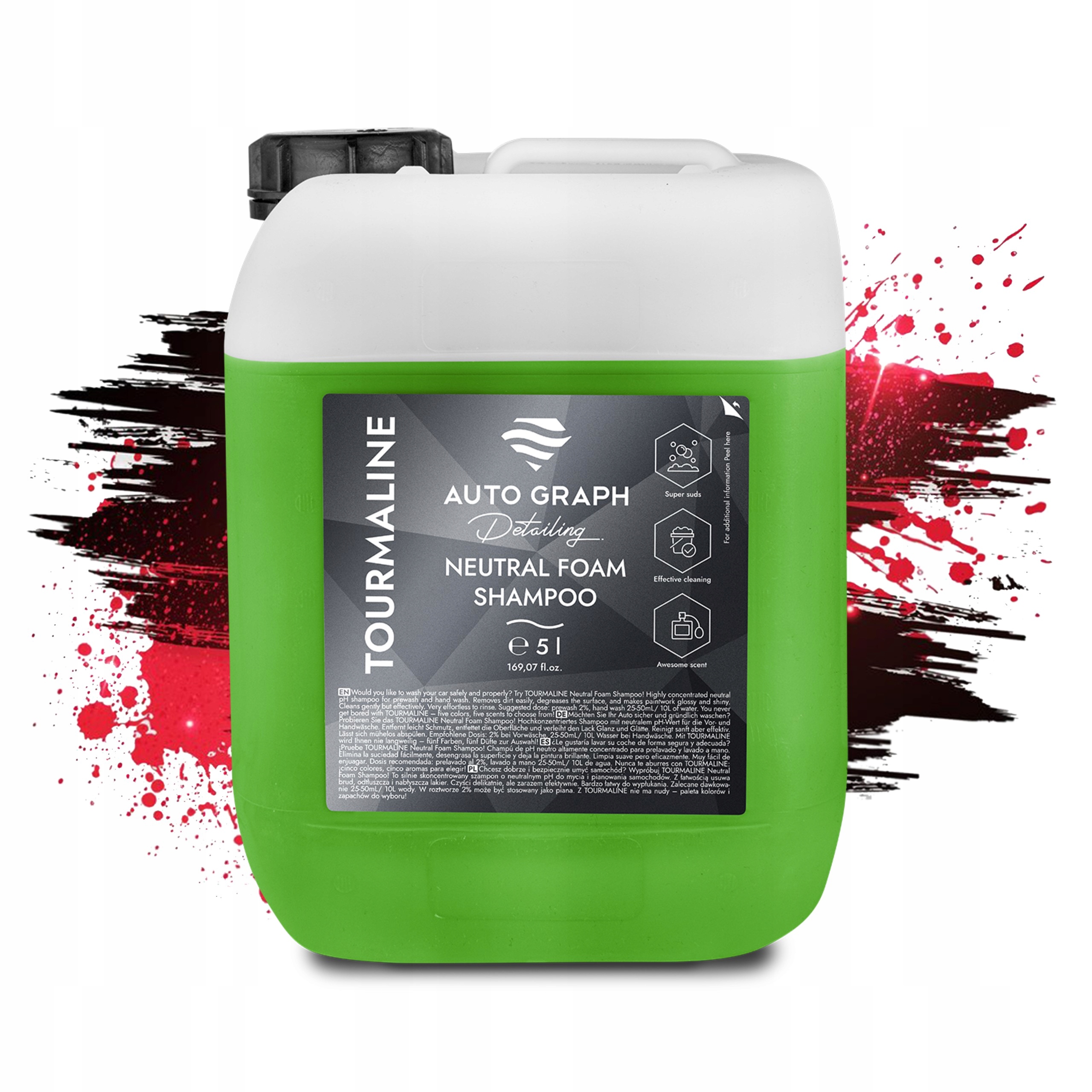 Šampon Tekutý na mytí auta Auto Graph Tourmaline Green 5L
