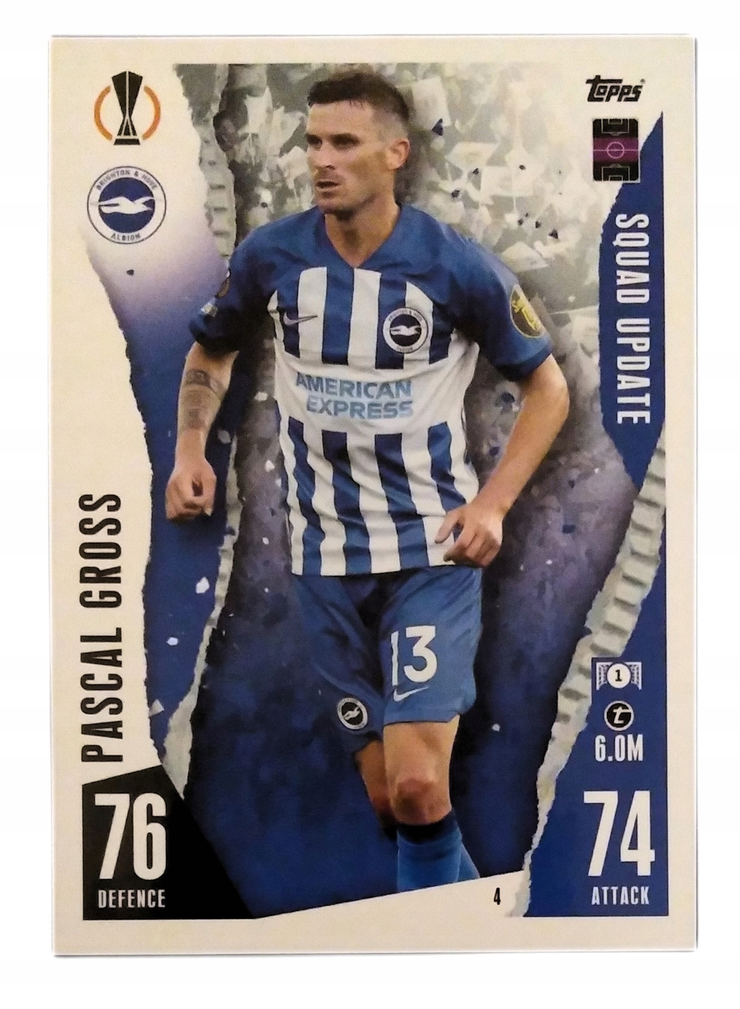 Match Attax 23/24 Extra Karta Squad Update 4 Pascal Gross