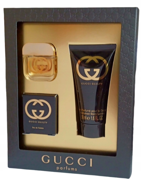 Gucci Guilty Pour Femme Edt 5 ml tělový balzám 50 ml dámský set