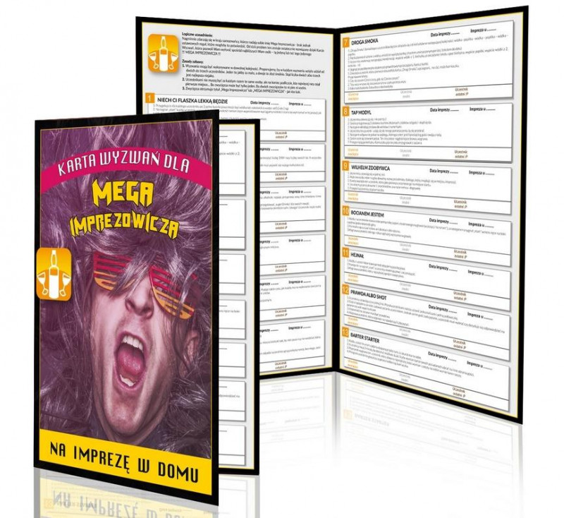 Gry-Karta wyzwań dla Mega Iprezowicza w domu