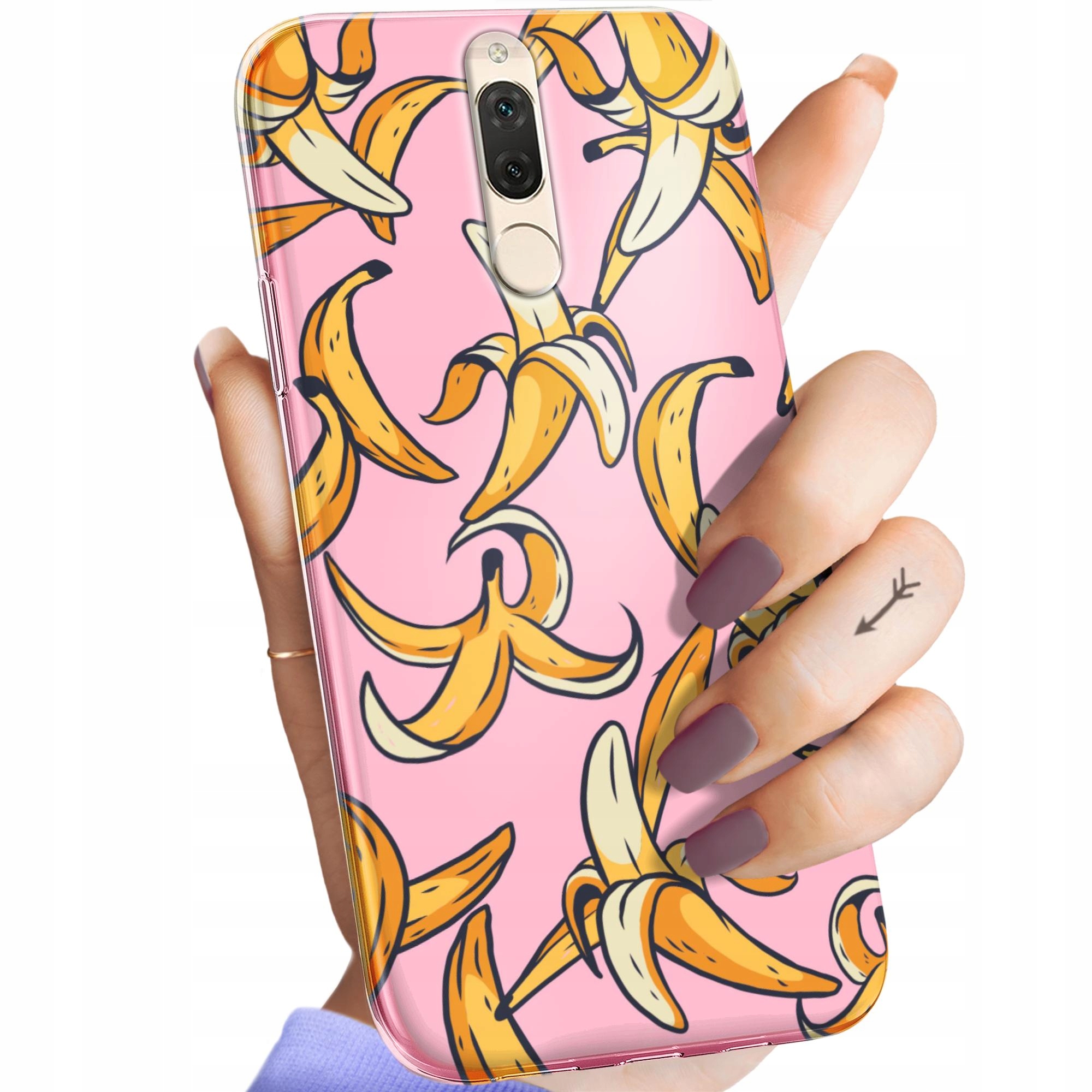 ETUI DO HUAWEI MATE 10 LITE WZORY BANAN OWOC ŻÓŁTY OBUDOWA POKROWIEC CASE