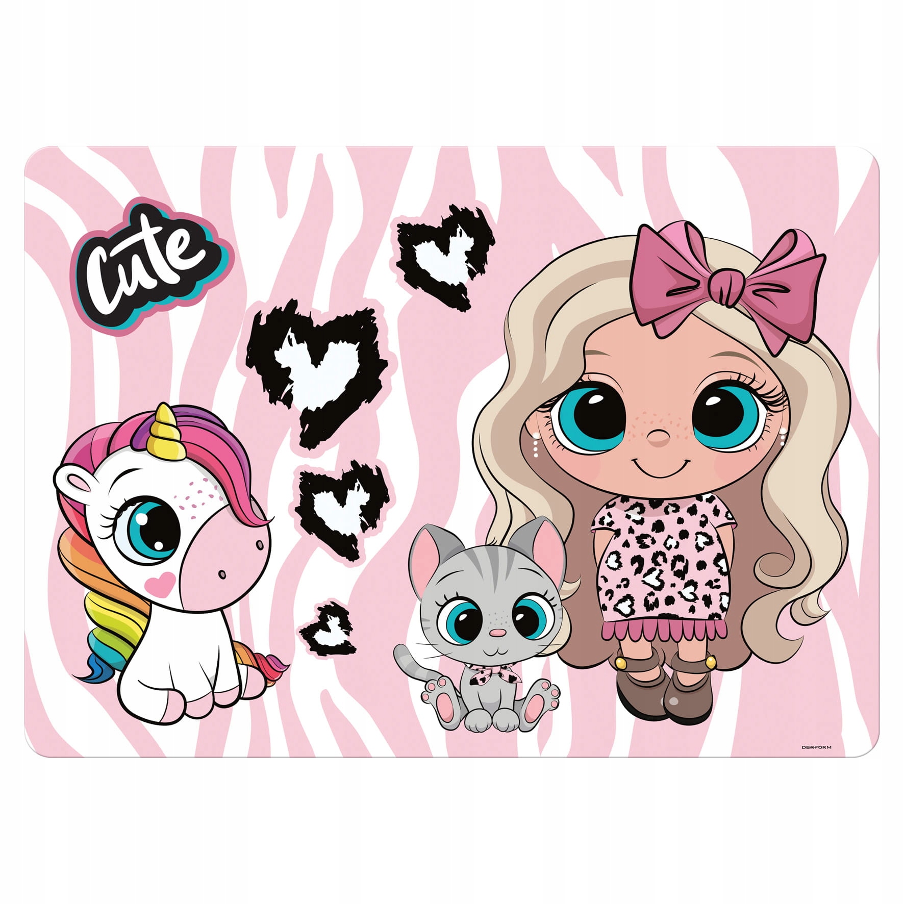 2x PODKŁADKA LAMINOWANA BEST FRIENDS 10 DERFORM