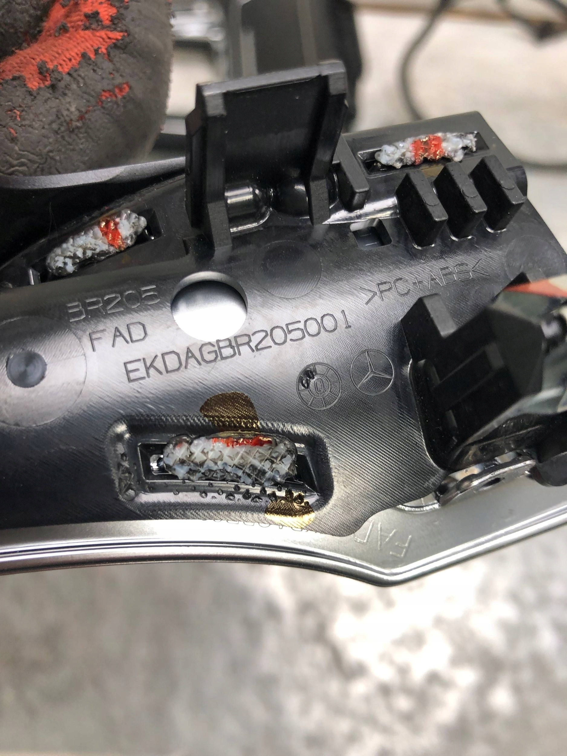 modanatura DEKOR consolle MERCEDES W205