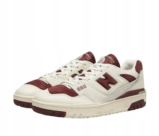 New Balance Pánské Sportovní Boty Bílo Vínové 550 40 U1I