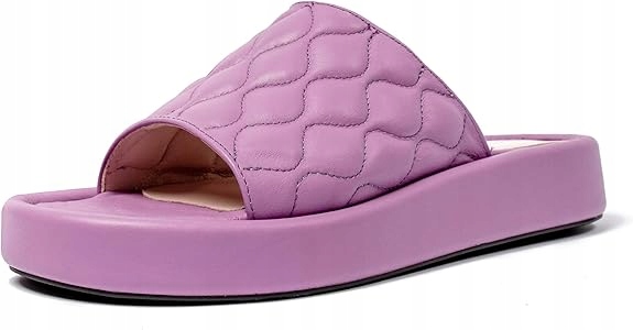L37 Handmade Shoes Papuče Fialové Prošívané 39 J6A